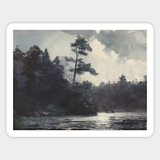 Adirondack Lake by Winslow Homer Magnet